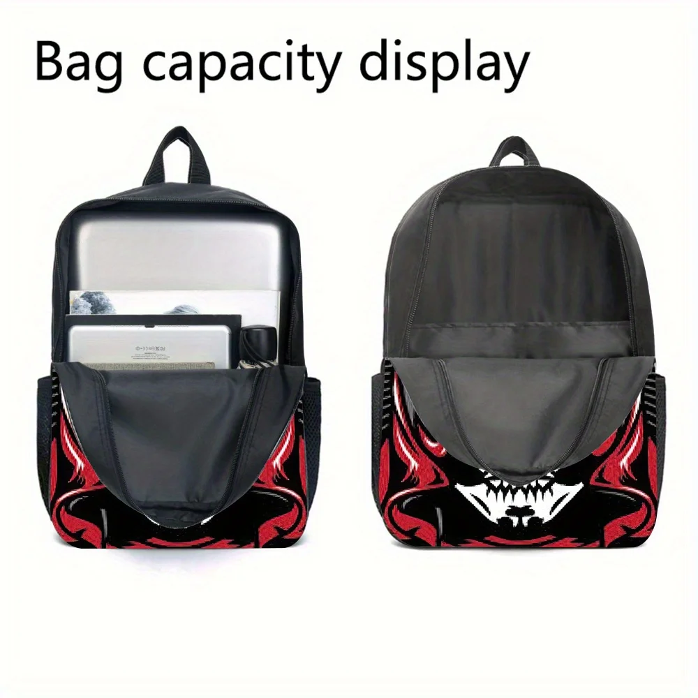 Lucha Libre Wrestler 3pcs Backpack Collection, Featuring a Spacious Casual Double-Shoulder Backpack, a Pencil Case, And a Messen