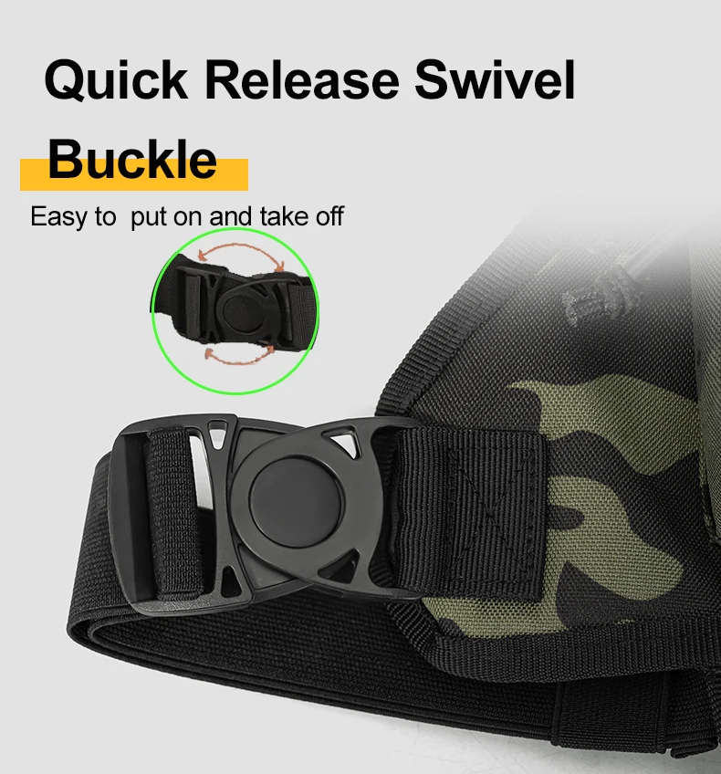 Tactical Bag Front Chest Rig Vest Backpack for Camping Hunting Bag Men Running Cycling Reflective Travel Hydration Fanny Pack