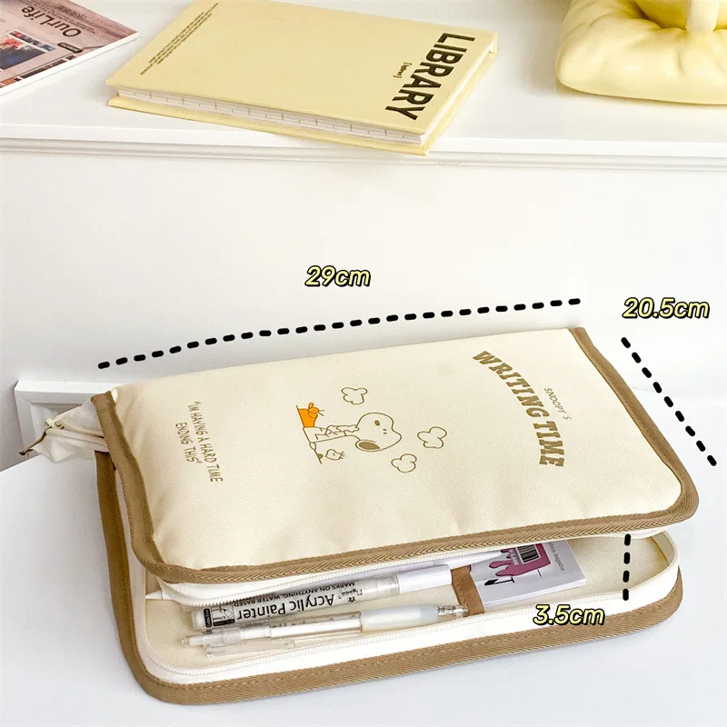 Fashion Hot Style Organizing Storage Bag 11-inch Tablet Keyboard Bag Snoopy Cartoon Stationery Bag Tablet Storage Bag