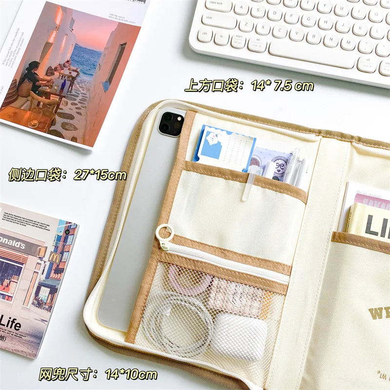 Fashion Hot Style Organizing Storage Bag 11-inch Tablet Keyboard Bag Snoopy Cartoon Stationery Bag Tablet Storage Bag