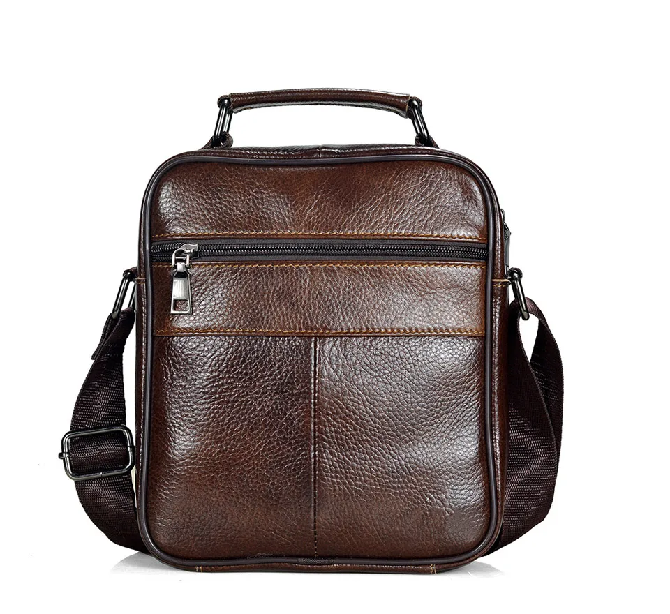 Hot Fashion Men Messenger Bags Genuine Leather Handbags for Man Luxury Brand Male Crossbody Bag for Mini Pad Boy Shoulder Bag