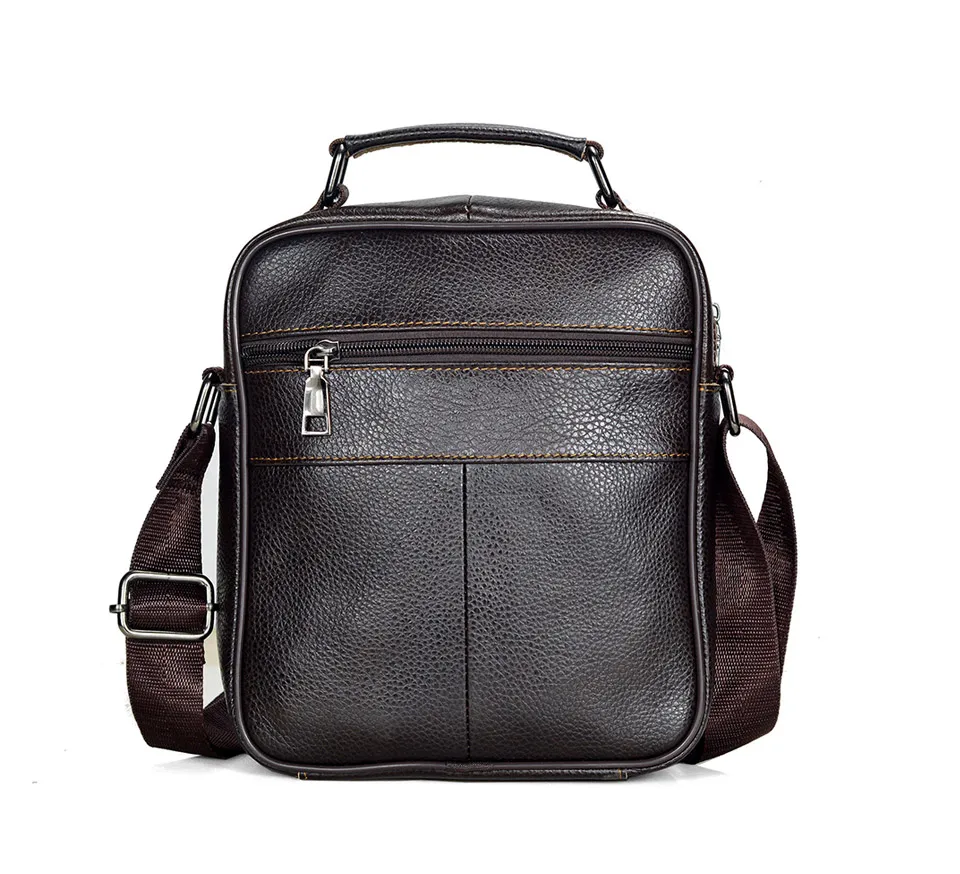 Hot Fashion Men Messenger Bags Genuine Leather Handbags for Man Luxury Brand Male Crossbody Bag for Mini Pad Boy Shoulder Bag