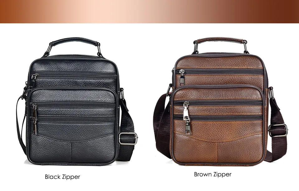Hot Fashion Men Messenger Bags Genuine Leather Handbags for Man Luxury Brand Male Crossbody Bag for Mini Pad Boy Shoulder Bag