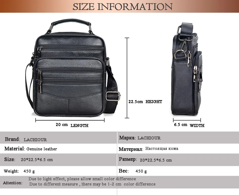 Hot Fashion Men Messenger Bags Genuine Leather Handbags for Man Luxury Brand Male Crossbody Bag for Mini Pad Boy Shoulder Bag