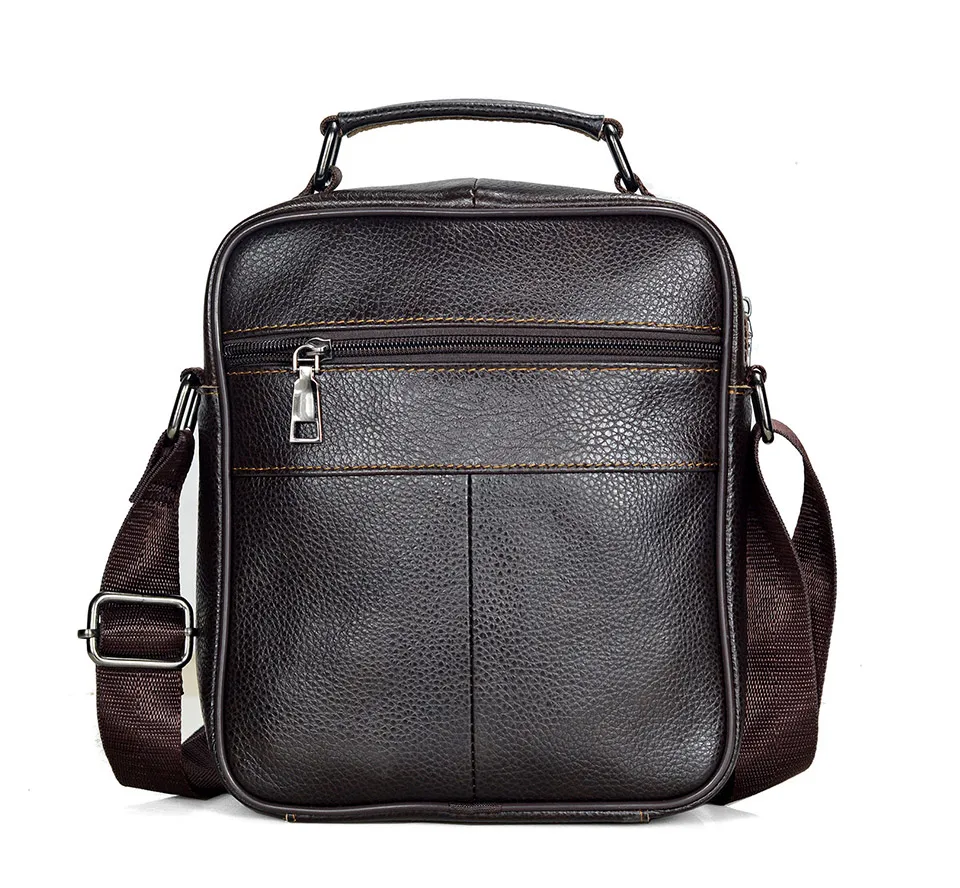 Hot Fashion Men Messenger Bags Genuine Leather Handbags for Man Luxury Brand Male Crossbody Bag for Mini Pad Boy Shoulder Bag