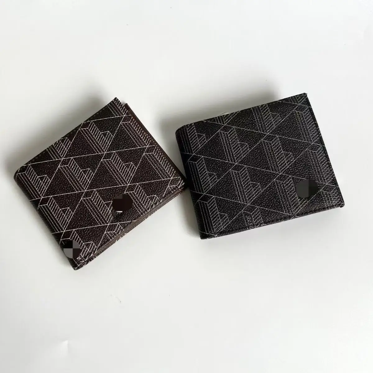 2026 New Fashion Printed Series Double Fold Wallet Premium Mini Wallet for Men and Women