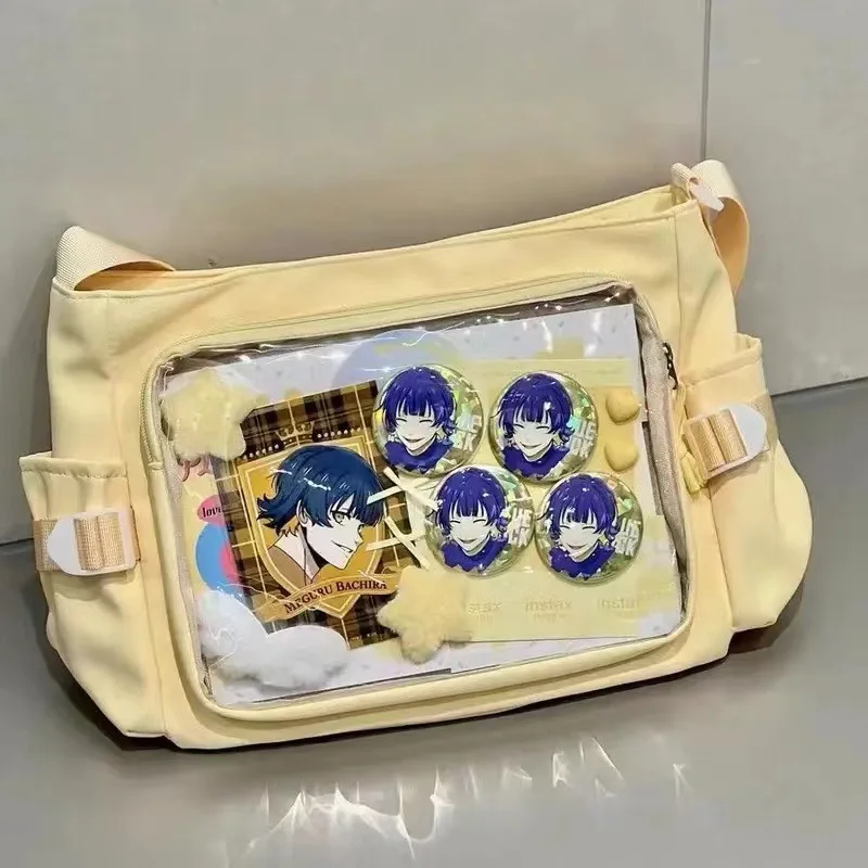 New Japan Style Transparent Postcard Display Shoulder Women Badge DIY Decoration Crossbody Bag Anime Expo Class Tote Itabag
