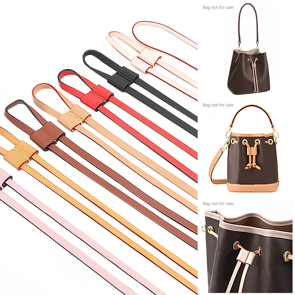 WUTA Bag Straps Drawstring for LV Noe BB nano Petit Bucket Bags Shoulder 100% Genuine Bag Accessories Replacement Tension Cords