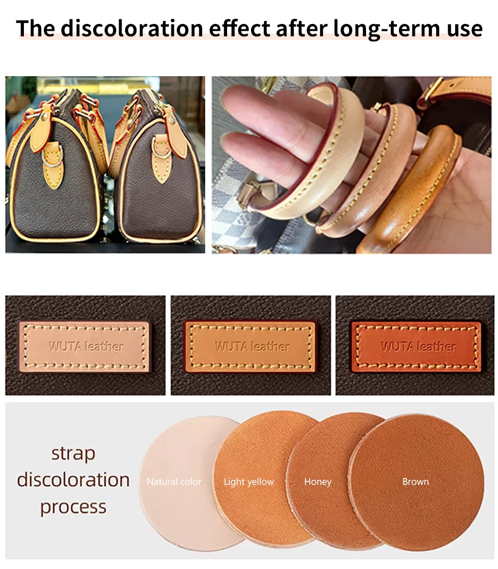 WUTA Bag Straps Drawstring for LV Noe BB nano Petit Bucket Bags Shoulder 100% Genuine Bag Accessories Replacement Tension Cords