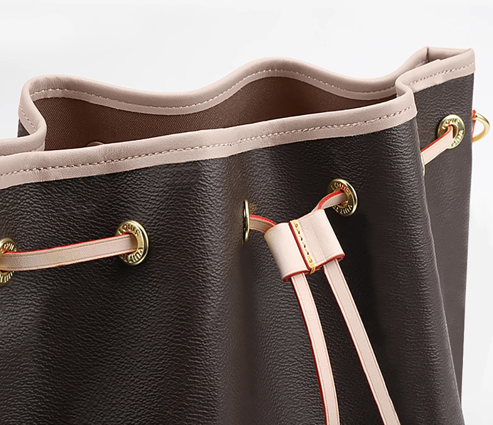 WUTA Bag Straps Drawstring for LV Noe BB nano Petit Bucket Bags Shoulder 100% Genuine Bag Accessories Replacement Tension Cords