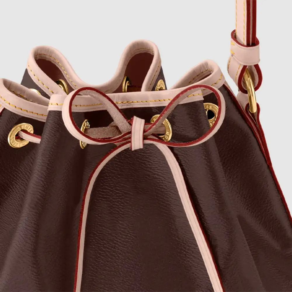 WUTA Bag Straps Drawstring for LV Noe BB nano Petit Bucket Bags Shoulder 100% Genuine Bag Accessories Replacement Tension Cords