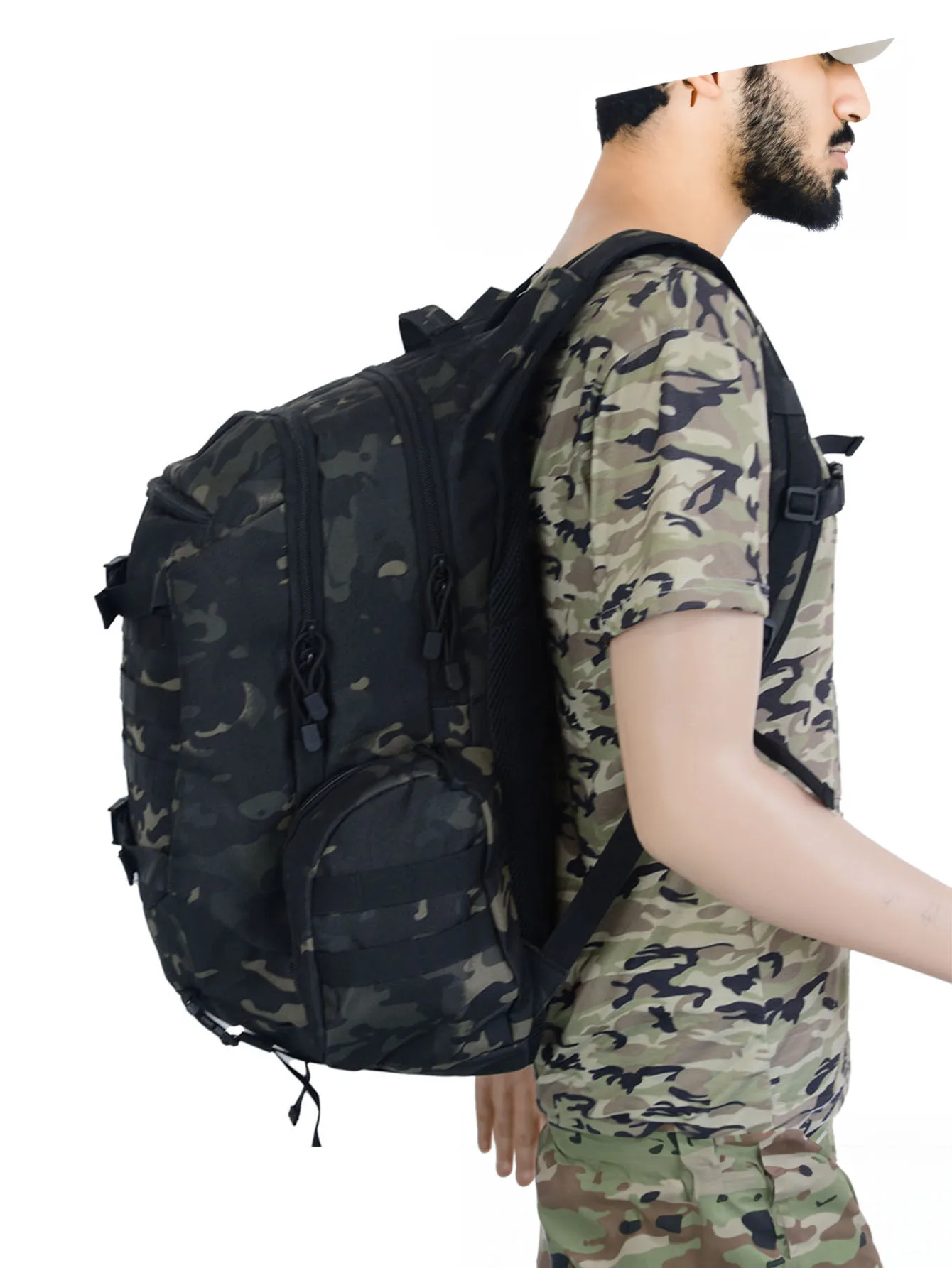 45L Waterproof Fishing Hunting Backpack Outdoor Rucksacks Tactical Sports Camping Hiking Trekking Bags