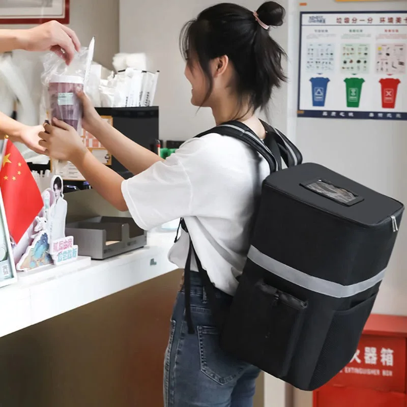 20/35L Extra Large Thermal Food Bag Cooler Bag Refrigerator Box Fresh Keeping Food Delivery Backpack Insulated Cool Bag