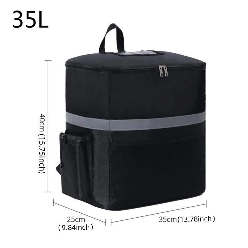 20/35L Extra Large Thermal Food Bag Cooler Bag Refrigerator Box Fresh Keeping Food Delivery Backpack Insulated Cool Bag