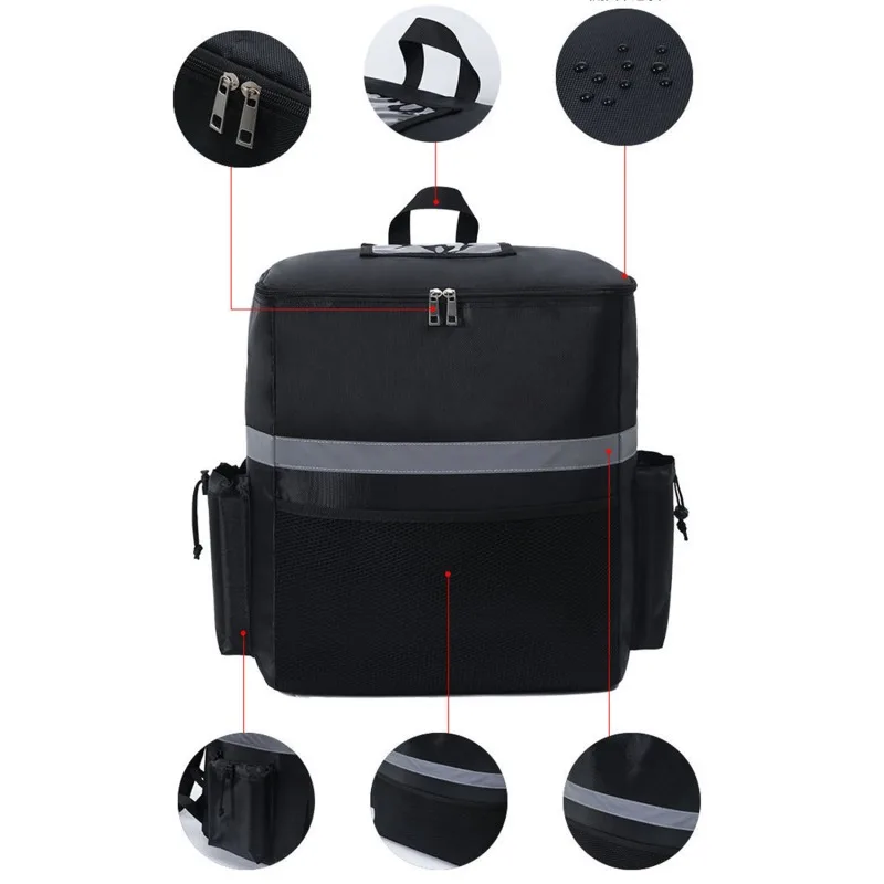 20/35L Extra Large Thermal Food Bag Cooler Bag Refrigerator Box Fresh Keeping Food Delivery Backpack Insulated Cool Bag