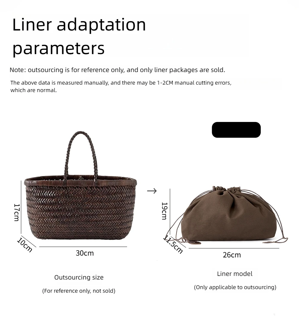 Bag organizer insert For dragon diffusion 8892 durable fashion bag support storage inner modification bag accessories