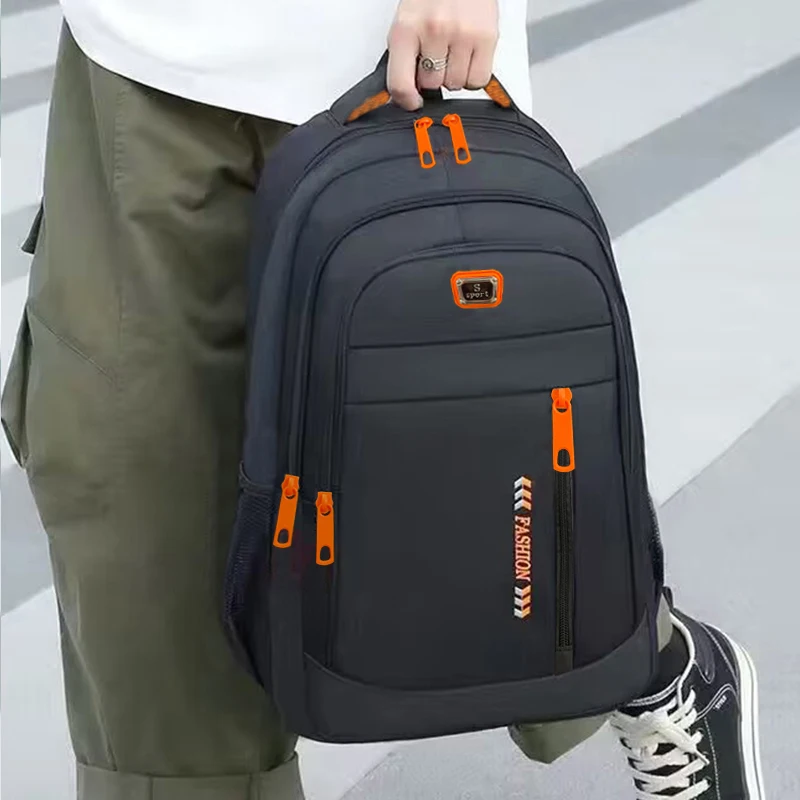 Ladies' Backpack, Female Korean Version, Trendy Large Capacity, High School, Middle School, Student Backpack, Travel Bag, Comput