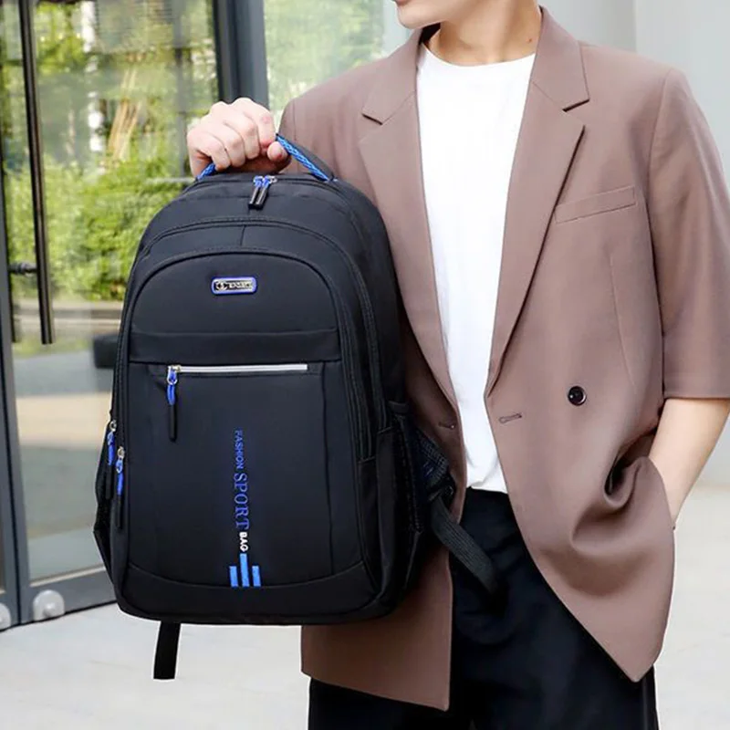 Ladies' Backpack, Female Korean Version, Trendy Large Capacity, High School, Middle School, Student Backpack, Travel Bag, Comput