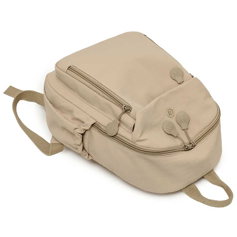 Women Multi-Color Lightweight Casual Backpack Trendy Daypack Shoulder Bag Schoolbag for Everyday Commute Travel Essential Purse