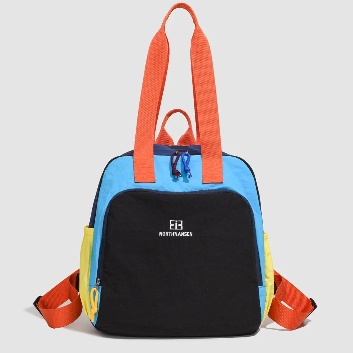 Crossbody Handbag, Color-Blocked Canvas, Men's 2026 New Original Backpack, Multi-Functional Large-Capacity Single-Shoulder Women's Tote Bag, Student Bag