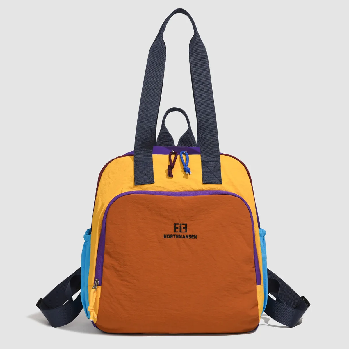 Crossbody Handbag, Color-Blocked Canvas, Men's 2026 New Original Backpack, Multi-Functional Large-Capacity Single-Shoulder Women's Tote Bag, Student Bag