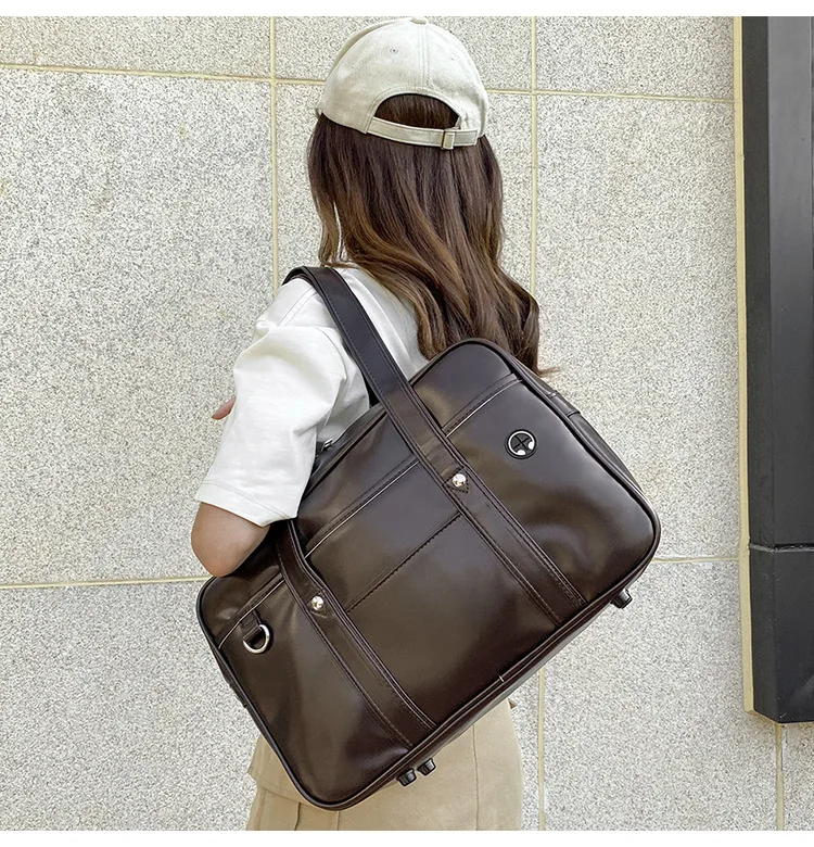 Japanese Schoolbag Women Handbag Shoulder Book Bag Uniform Bag Laptop Bag Commuter Briefcase Comic Con Tote Bags Crossbody Bags