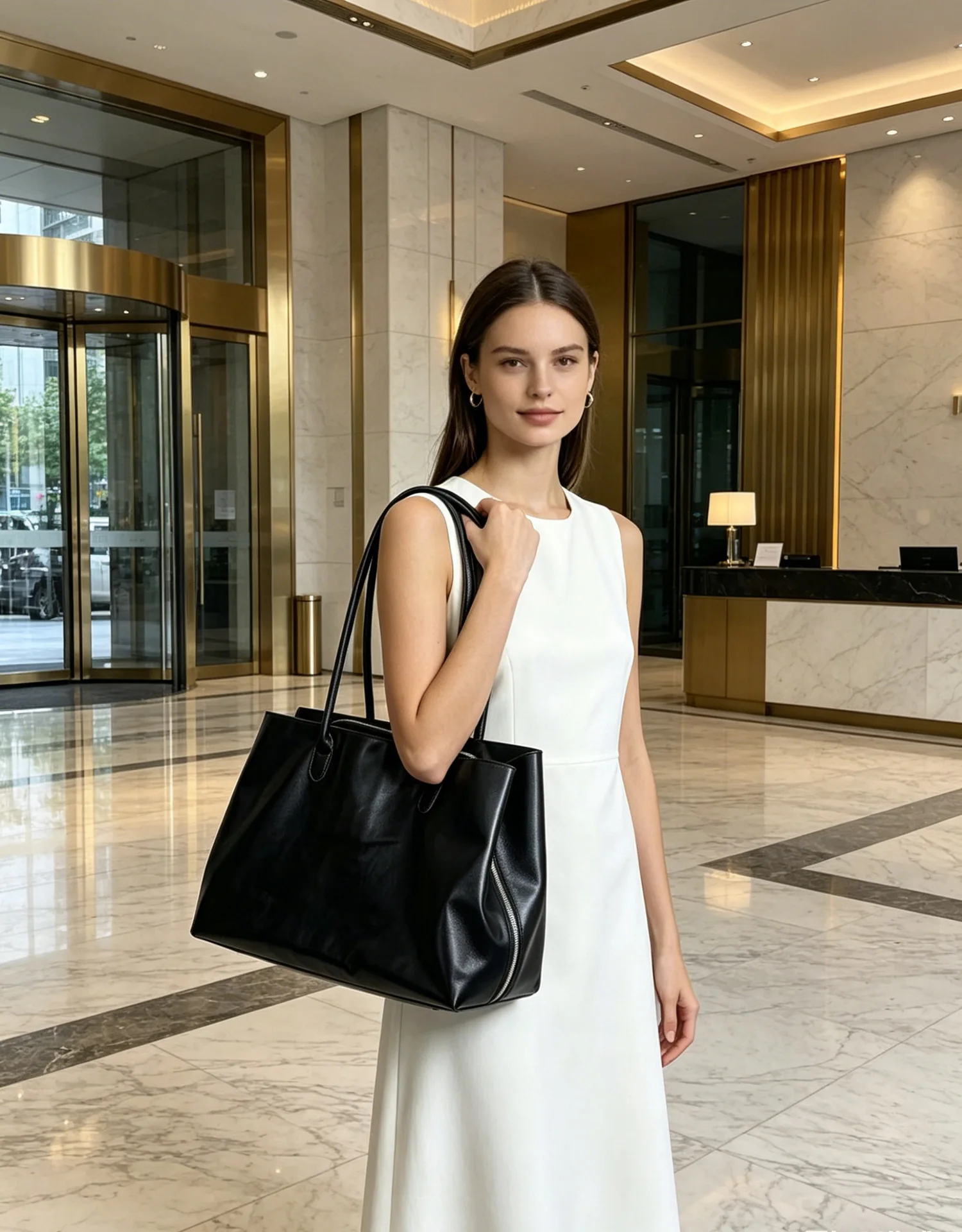 Women Handbags Large Capacity PU Leather Shoulder Bag for Ladies Bolsos Big Tote Bags Brand Design Commuting Office Bag Bolsa
