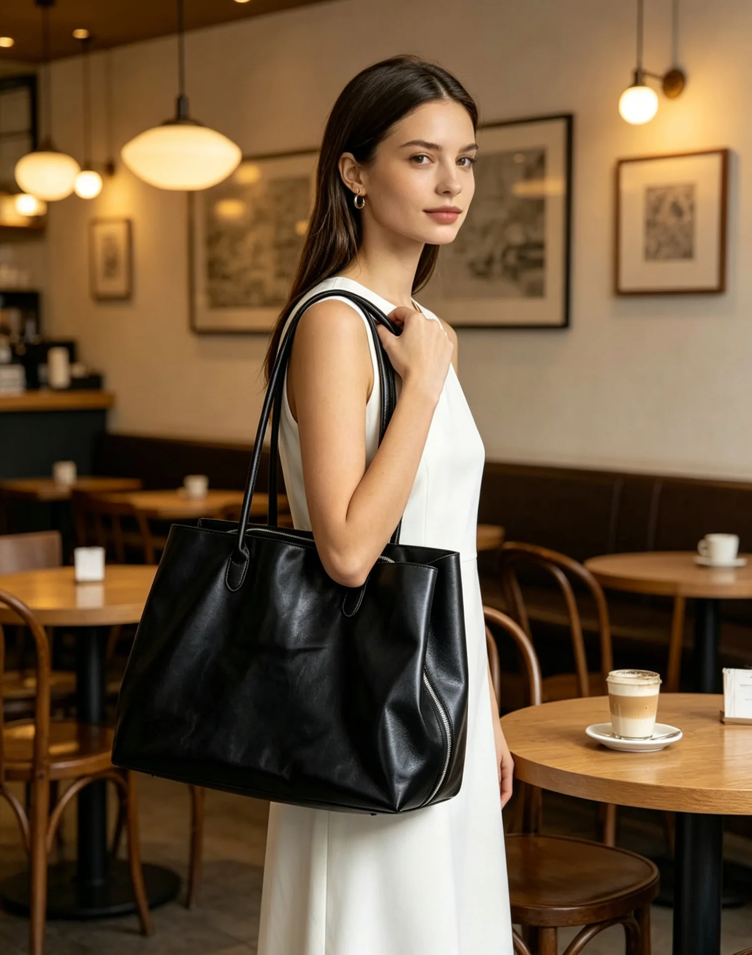 Women Handbags Large Capacity PU Leather Shoulder Bag for Ladies Bolsos Big Tote Bags Brand Design Commuting Office Bag Bolsa