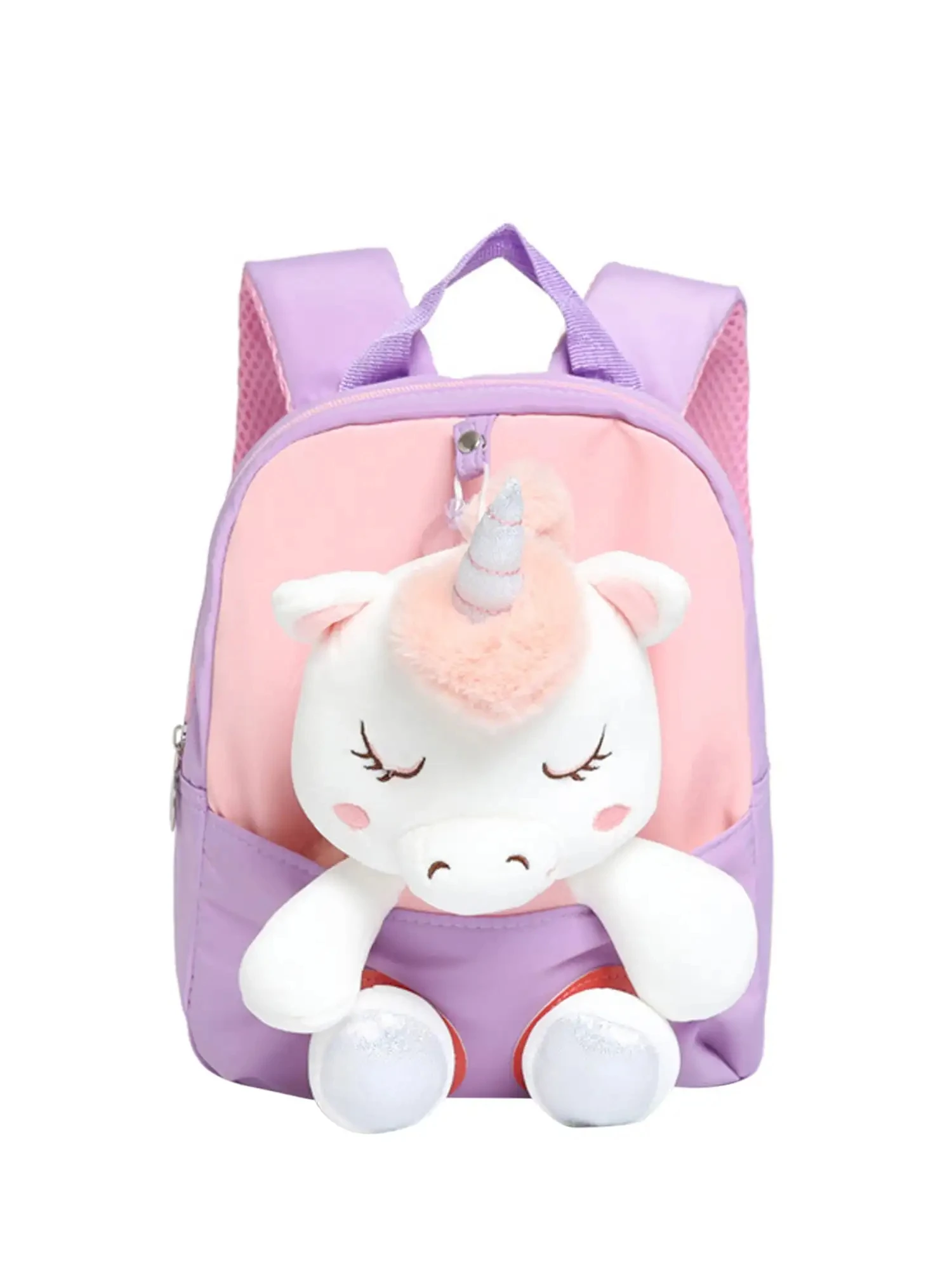Plush 3D Unicorn Backpack for Girls Kids Children SchoolBag Cute Cartoon School Bags Kindergarten Preschool Baby Shoulder Bag