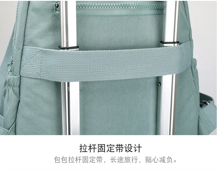 Trendy Women Oxford Mini Backpack Canvas Rucksack Mommy Travel Bag Durable Portable for Outdoor Daily Casual Shopping Trip Use