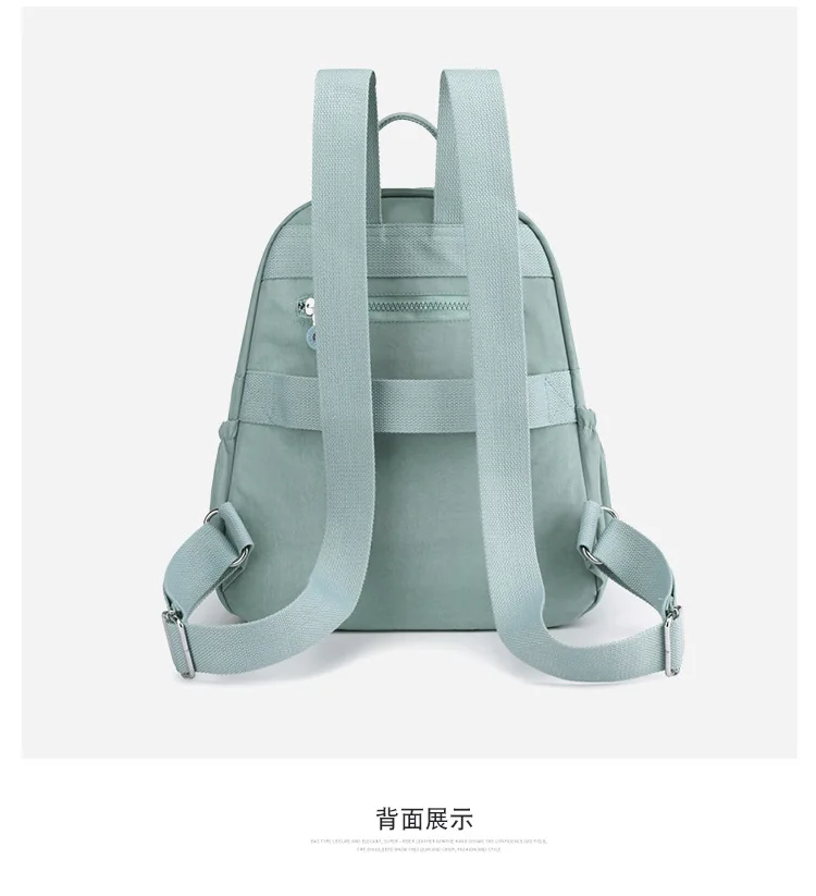 Trendy Women Oxford Mini Backpack Canvas Rucksack Mommy Travel Bag Durable Portable for Outdoor Daily Casual Shopping Trip Use