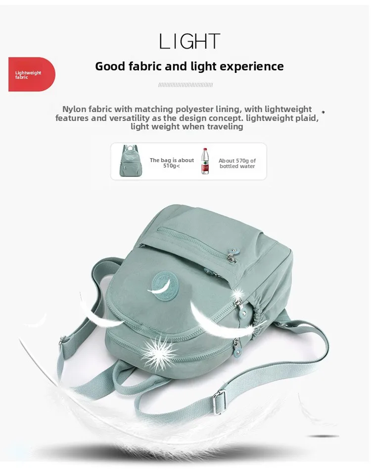 Trendy Women Oxford Mini Backpack Canvas Rucksack Mommy Travel Bag Durable Portable for Outdoor Daily Casual Shopping Trip Use