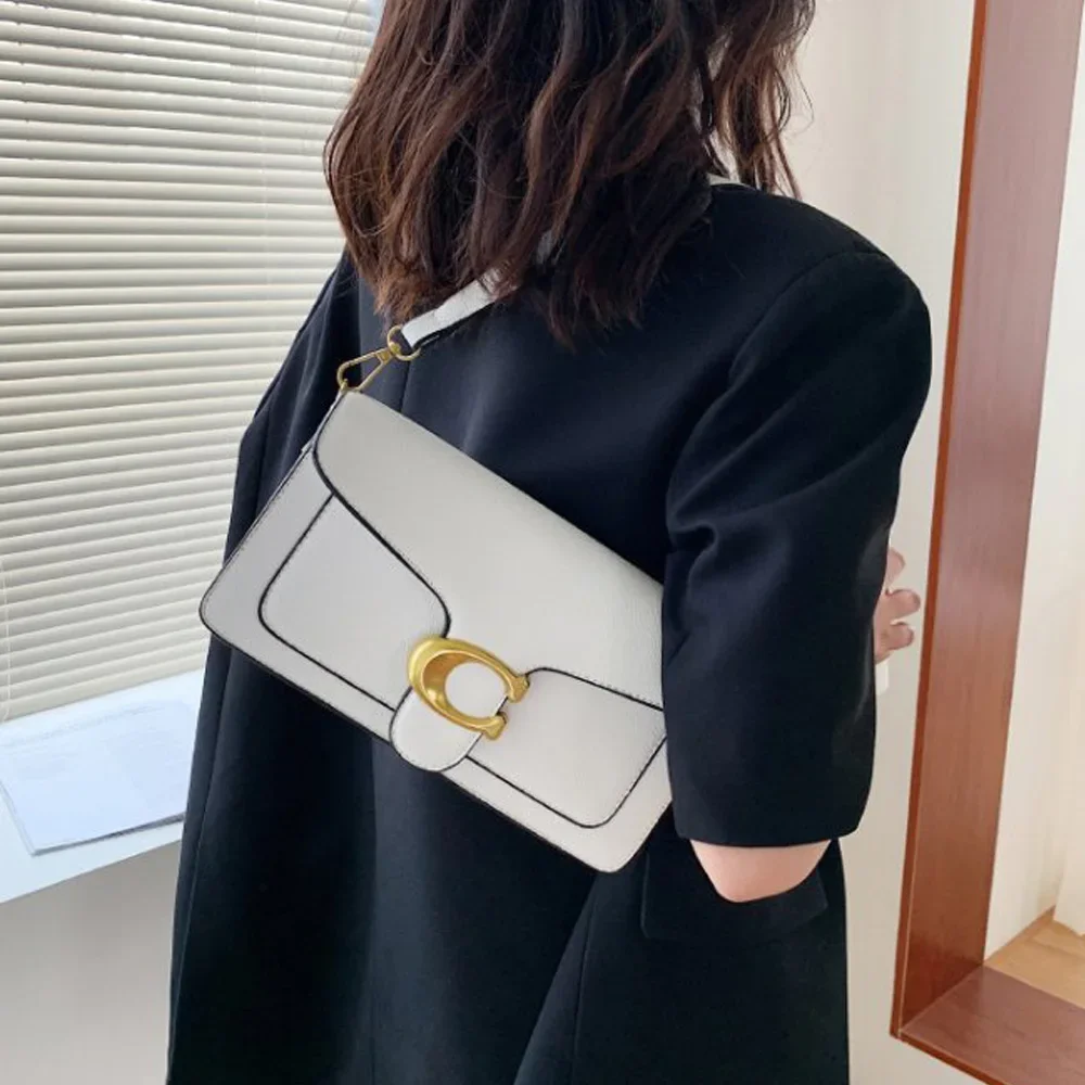 2026 Classic Litchi Grain Underarm Shoulder Bag, Stylish Versatile Crossbody Bag