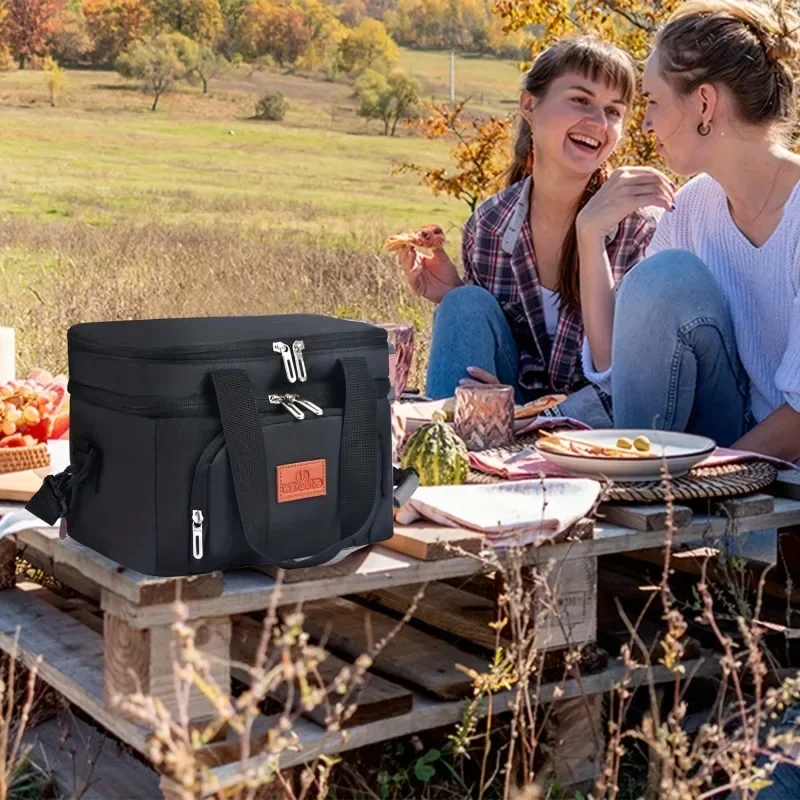Thickened Freezer Bag High-Quality Insulated Lunch Bag Tactical Ice Bag Portable For Traveling Hiking Beach Trips
