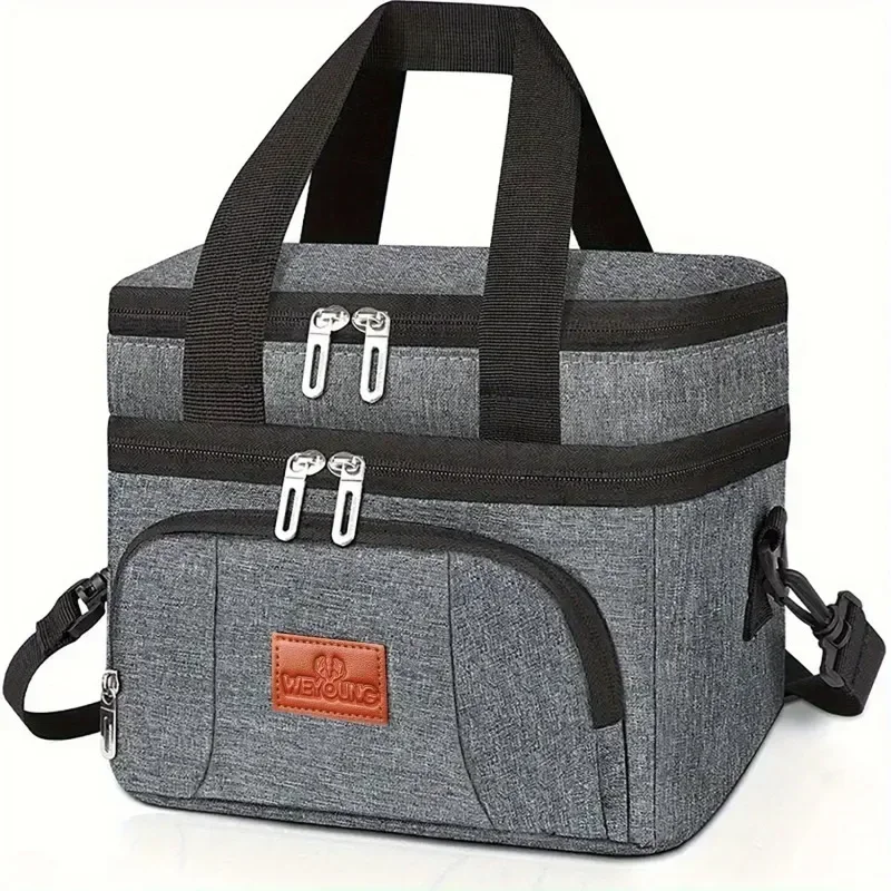 Thickened Freezer Bag High-Quality Insulated Lunch Bag Tactical Ice Bag Portable For Traveling Hiking Beach Trips