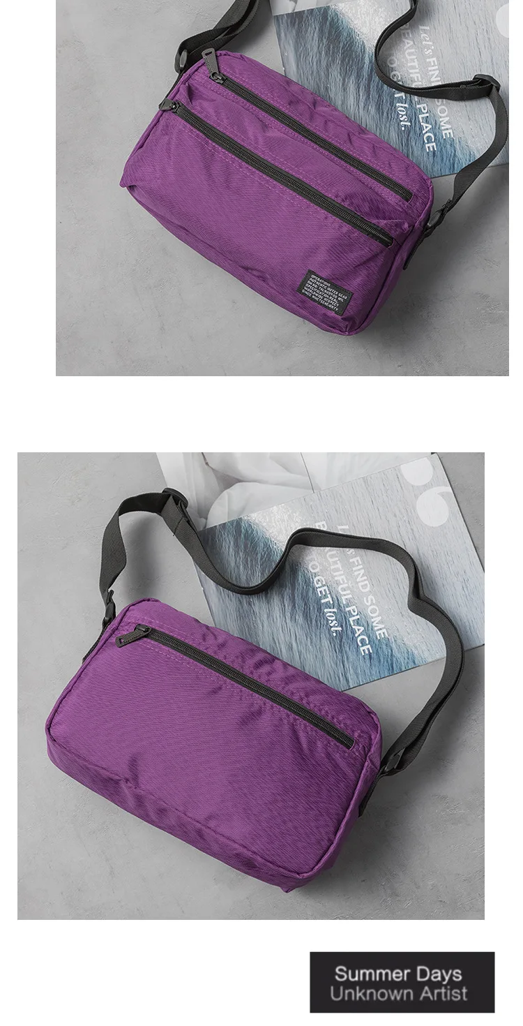 Minimalist Crossbody Sling Bag for Men, Japanese Inspired Messenger Bag, Durable Waterproof, Travel & Daily Use, Unisex