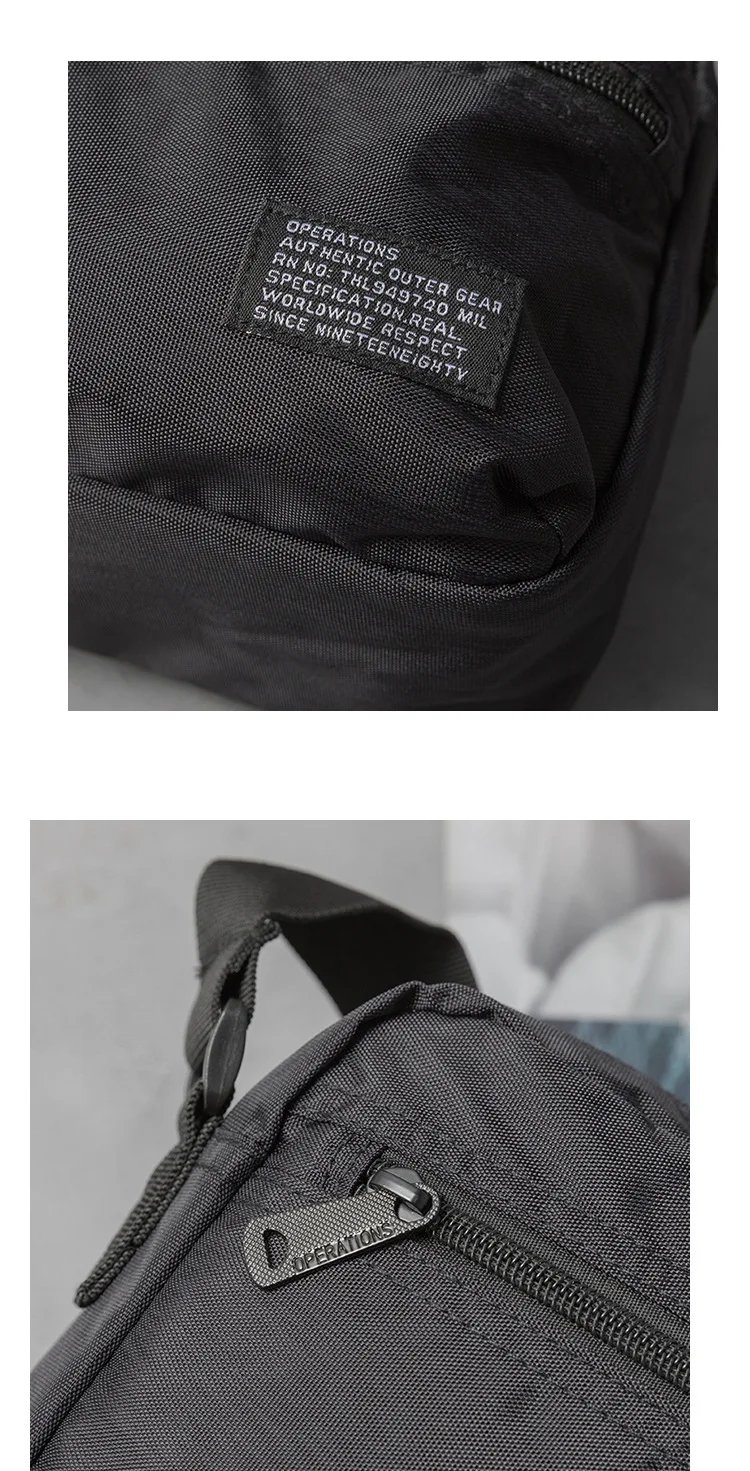 Minimalist Crossbody Sling Bag for Men, Japanese Inspired Messenger Bag, Durable Waterproof, Travel & Daily Use, Unisex