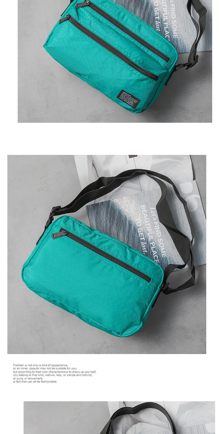 Minimalist Crossbody Sling Bag for Men, Japanese Inspired Messenger Bag, Durable Waterproof, Travel & Daily Use, Unisex