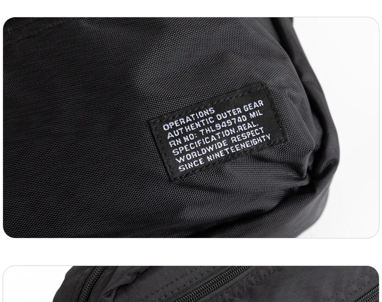 Minimalist Crossbody Sling Bag for Men, Japanese Inspired Messenger Bag, Durable Waterproof, Travel & Daily Use, Unisex