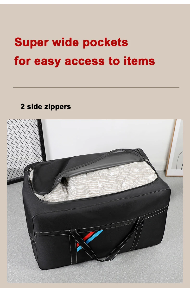 Large Capacity Trolley Bags with Wheels Foldable Luggage Wheeled Bag Travel Suitcase Waterproof Handbag Weekend Rolling Luggage