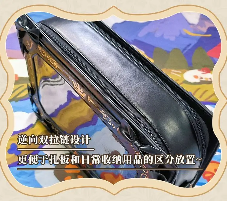 Lolita Women Ita Bag Ctue Girl Transparent Shoulder Bag JK Uniform Subculture Kawaii Bow Crossbody Bag DIY Display Messenger Bag