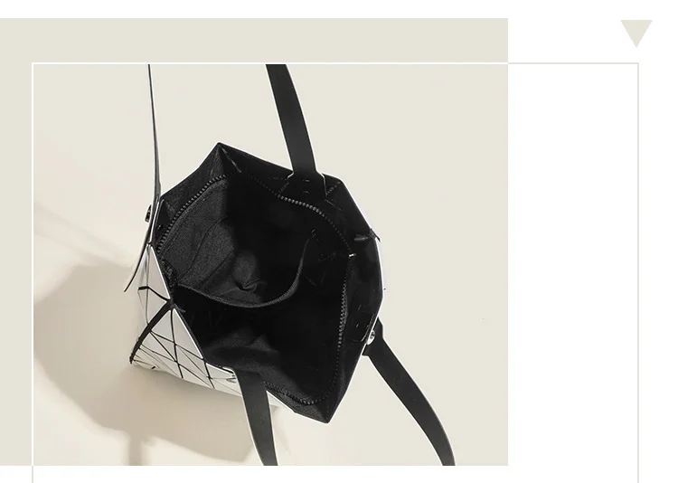 2026 Summer New Trendy Geometric Patchwork Rhombus Tote Bag Versatile Large Capacity Floral Handbag Shoulder Shopping Bag