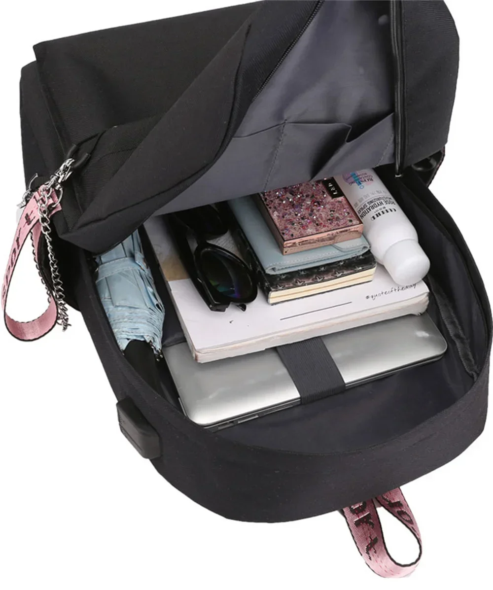 Mochila School Backpack Student Teenager Schoolbag Bag The Apothecary Diaries Maomao Anime Bookbag with Portable Lunch Bags 3pcs