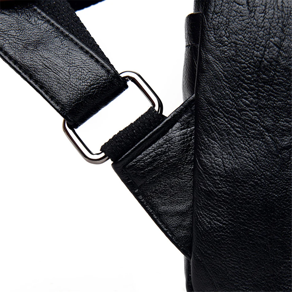 Genuine Women Soft Leather Backpack Fashion Female Shoulder Bag Sac a Dos Ladies Bagpack Mochilas School Bags For Teenage Girls