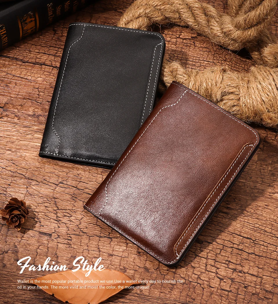 Genuine Leather Passport Holder Cover Wallet Travel Essentials RFID Credit Card Holder Men Women International Travel Accessorie