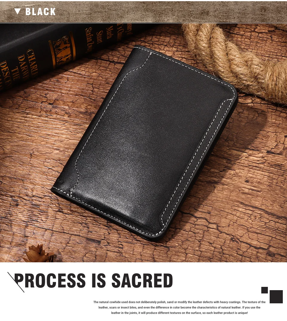 Genuine Leather Passport Holder Cover Wallet Travel Essentials RFID Credit Card Holder Men Women International Travel Accessorie