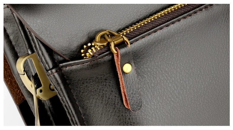 Luxury Kangaroo Brand Leather Messenger Bag Man Handbag Chest Crossbody Bag For Men Business Small Shoulder Bag Summer Male Bag