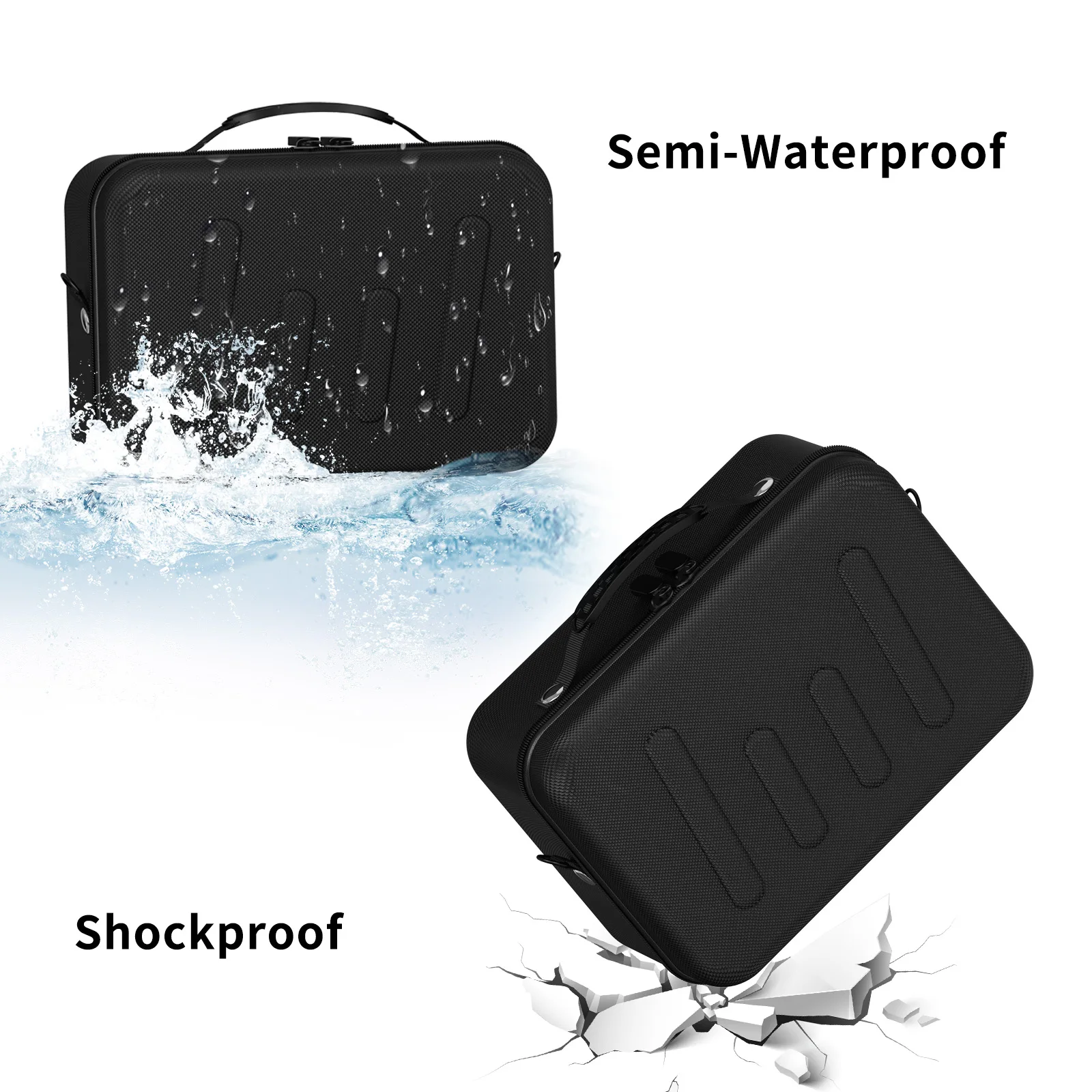 Camera Case For Canon EOS Rebel T7/R50/R100 and More DSLR & Mirrorless Cameras,Portable Travel Bag with Adjustable Dividers