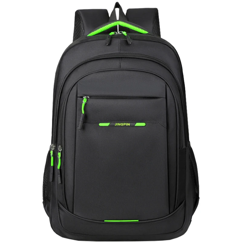 Comfort Padded Business Laptop Backpack Men Oxford Cloth Rucksack With Luggage Strap for School Work Outdoor Trip