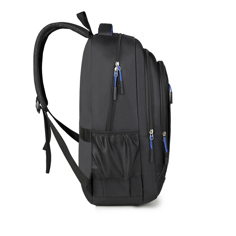 Comfort Padded Business Laptop Backpack Men Oxford Cloth Rucksack With Luggage Strap for School Work Outdoor Trip